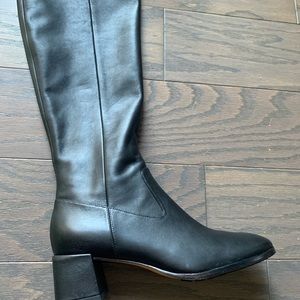 Via Spiga Desi Knee High Black Boot